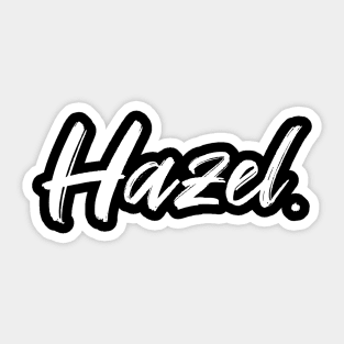 Name Hazel Sticker